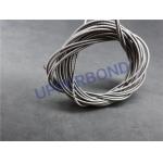 0.8*2.74*3053 Dark Silver Spring Band For Cigarette Making Machine Beneath Steel Suction Tape for sale