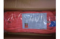China Multi Purpose Red Polyester Endless Round Sling 5000kg For Heavy Lifting supplier