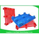 Anti - Slip Industrial HDPE Nestable Plastic Pallets With Durable Solid Deck