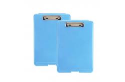 China Writable Plastic A4 Document Box Transparent Storage Box Silk Printed 24x35cm supplier
