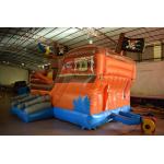 Small Inflatable Pirate Ship For Children / Fire Resistence Inflatable Jump House