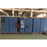 Indoor Airport Bus Station Pin Code Luggage Lockers With Cell Phone Charging Function for sale