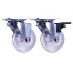 Transparent Color Furniture Caster Wheels With Custom Different Sizes for sale