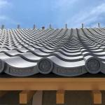 Asian Temple Pavilion Villa Japanese Style Classic Glazed Roofing Antique Traditional Clay Roof Tile for sale