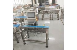 China Conveyor Automatic Food Dynamic Checkweigher Machine With Rejector supplier