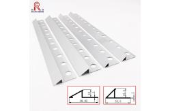 China Polished Tile Aluminum Edge Trim , Triangle Tile Trim 10mm Height supplier