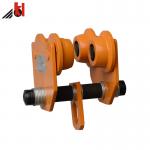 Industrial Manual Push Geared I Beam Trolley For Lifting Chain Block for sale