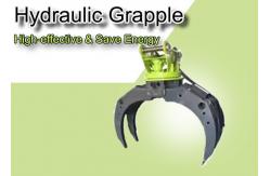 China rotating Hydraulic Grapple For 4-55tons Excavator Grabbing Log Rock Materials supplier