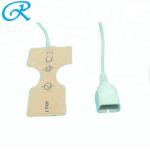 4mm dia Nihon Kohden Spo2 Probe Sensor , White Male Finger Clip Spo2 Sensor for sale