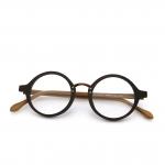 Vintage Handmade Wood Grain Acetate Glasses Optical Frames MR 251205 for sale
