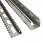 Corrosion Resistant Lightweight Aluminum Slotted Channel Extrusion Anodized for sale