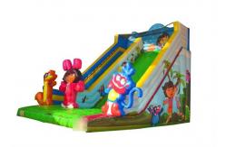 China Inflatable Water Slide With Arches For Water Park Amusement Games supplier