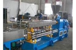 China PLC Control Twin Screw Extruder , PVC Plastic Pipe / Profile / Board Extrusion Machine supplier