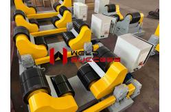 China 80 Ton Self Aligning Welding Rotator Variable Frequency Driver supplier