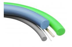 China Environmentally Friendly Silicone Foam Rubber Sealing Strip Odourless For Petroleum supplier
