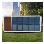 Contemporary 20ft 40ft Prefab Cabin House Apple Mobile Working Pod for Office for sale