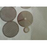 SUS430 Etching Mesh Perforated Wire Mesh Filter Disc For Coffer Maker for sale