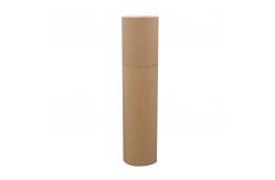 China Luxury Coated Paperboard Tube Packaging Box with Custom Design Recyclable supplier