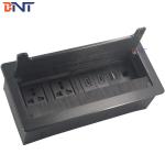 Flip Up Desktop Electrical Sockets Lid Buffer Design For Office Room for sale