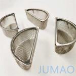 Semicircle 316SS Stainless Steel Wire Mesh Filter High Temperature for sale