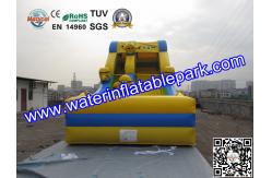 China Kids Minions Inflatable Bouncy Slide / Inflatable Slide For Amusement Park supplier
