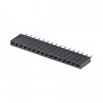 Female Header Connector 1*40 PA6T Black Right Angle Connector 2.54mm Pitch H8.5mm for sale