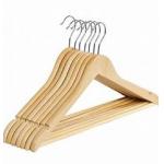 CA65 15 Inch Wide Shoulder  Metal Wood Hangers Space Saving for sale