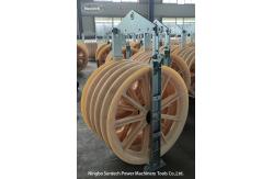 China 1160mm Large Diameter Conductor Cable Pulling Pulley Stringing Block MC Nylon Block supplier