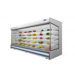 Restaurant Beverage Fruit Open Showcase Chiller With Adjustable Layers for sale