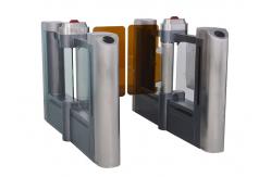 China IP32 Pedestrian Swing Barrier Gate Electro Mechanical Brush 24VDC supplier