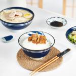 16 Piece Ceramic Dinnerware Set For 8 Restaurant Hotel Home Sakura Dishes Hamsa Dish Dinner Plate Round for sale