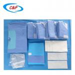 Non-woven Blue Disposable Knee Arthroscopy Drape Pack with CE ISO13485 for sale