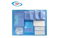 China Non-woven Blue Disposable Knee Arthroscopy Drape Pack with CE ISO13485 supplier