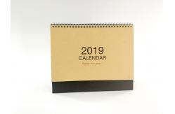 China Stereoscopic Triangle Desk Wall Calendar Black Board Eco Friendly Kraft Paper supplier