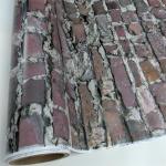 Embossed Peel And Stick Wall Covering For Bathroom Removable for sale
