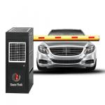 Solar Powered Parking Boom Barrier Gate For New Energy Parking Lot Access Control for sale