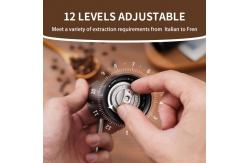 China Hand Crank Burr Electric Handheld Coffee Grinder Adjustable 28g Portable Wooden supplier