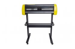 China Al Stand Manual Contour Vinyl Cutter Plotter 28 Inch supplier