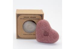 China Biodegradable Red Clay Konjac Sponge Makeup Remover Sponge Reusable supplier
