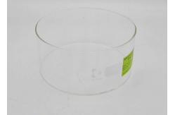 China IEC 60335-2-25 Clause 3 Cylindrical Borosilicate Glass Vessel Diameter 190mm supplier