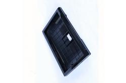 China Gloss Surface Black ABS Injection Molding Components For Computer Back Shell supplier