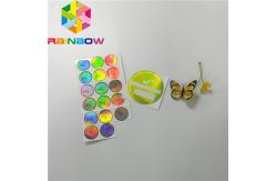 China Adhesive Shrink Sleeve Printing Custom Reflection Rainbow Holographic Stickers Label supplier