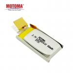 Rechargeable Small Lipo Battery 3.7V 80mAh With PCB And Wire for sale