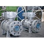 API 6D 3-PC Trunnion Mounted Ball Valve Durable WCB A105 CF8 F304 for sale