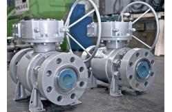 China API 6D 3-PC Trunnion Mounted Ball Valve Durable WCB A105 CF8 F304 supplier