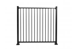 China Popular ODM Decorative Aluminium Fencing Flat Top Welded Panel supplier