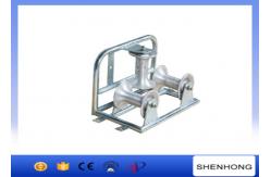 China Triple Corner Ground Cable Pulling Roller With Aluminum Alloy Wheels supplier
