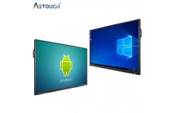 China 75 Inch Multi Interactive Touch Screen Display 4k For Teaching RoHS supplier