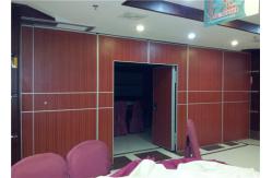 China Customized Aluminum Frame 65mm Hotel Movable Operable Partition Wall For Hotel Hall supplier