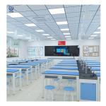 Fireproof Physics Lab Table Chemical Resistant Square Bench Furniture